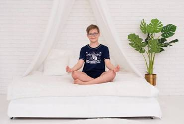 Момчешка пижама с къс ръкав и панталон Gibson Italian Fashion - тъмносиньо