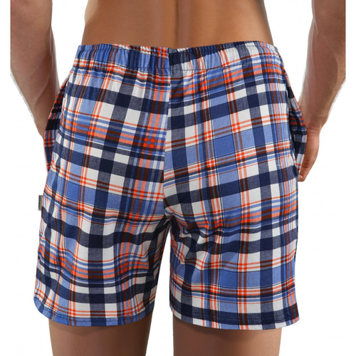 Milo 2 Sesto Senso къс пижамен панталон, каре 06, метличина