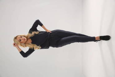 305 Paula Дамски пижамен костюм - тъмносин