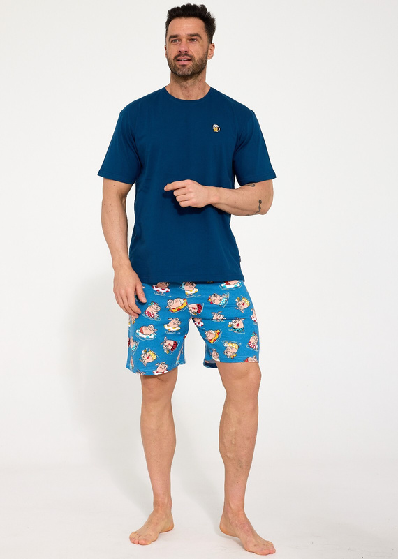 Мъжка пижама Cornette 326/207 Beer 100% памук къс ръкав