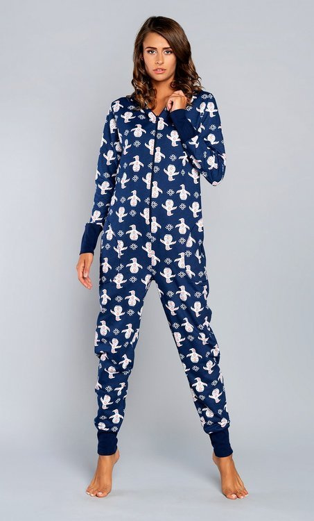 Дълъг дамски гащеризон Nana Италианска мода - червен 