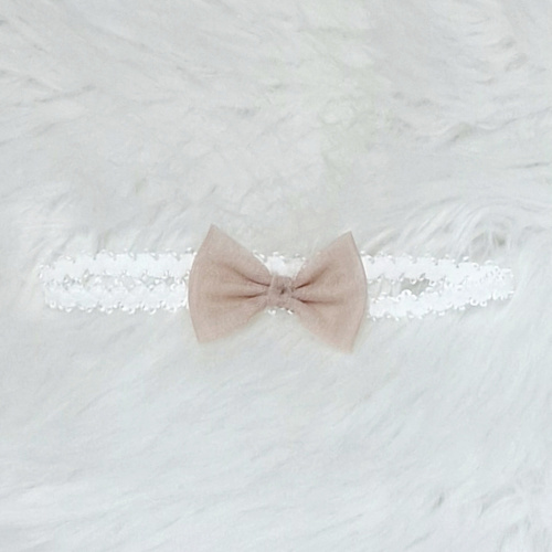 Бежова лента за глава Grace Bambarillo