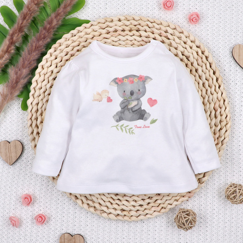 Nini Бебешка Блуза Sweet Koala 100% Органичен Памук – Полско Производство