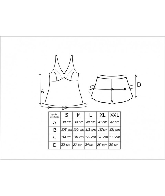 Дамска пижама Mari 1/2 Donna - екрю