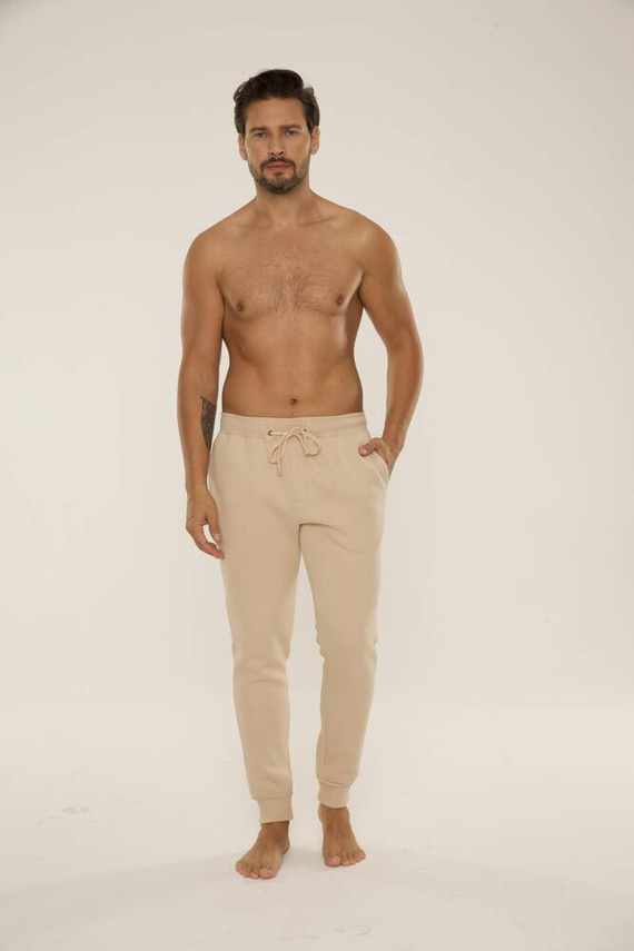 813 Indigo Мъжки спортен костюм от De Lafense - пясъчен