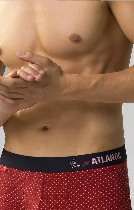 2GMH-025 Мъжки боксерки Atlantic - тъмносиньо-червени