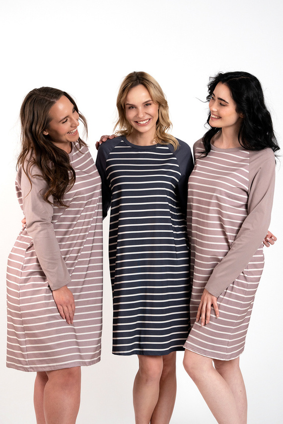 Нощница Oda Италианска мода - принт капучино