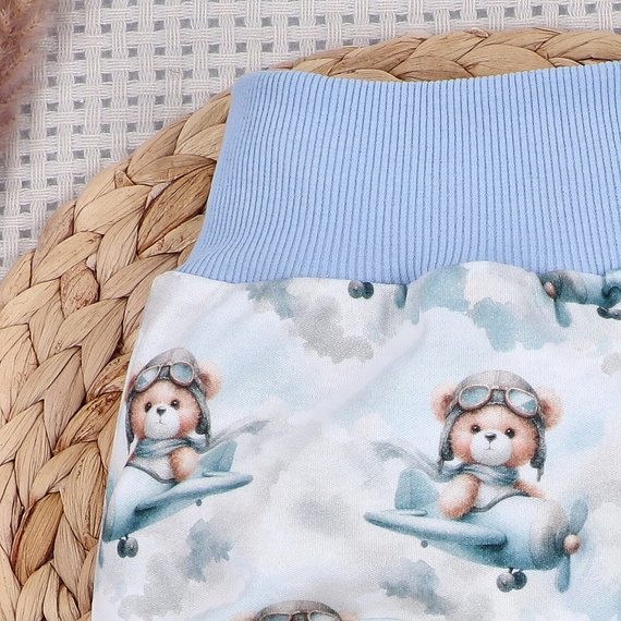 NINI Baby Bear Pilot органични бебешки полугащеризони 100% ABN-5750/PIL