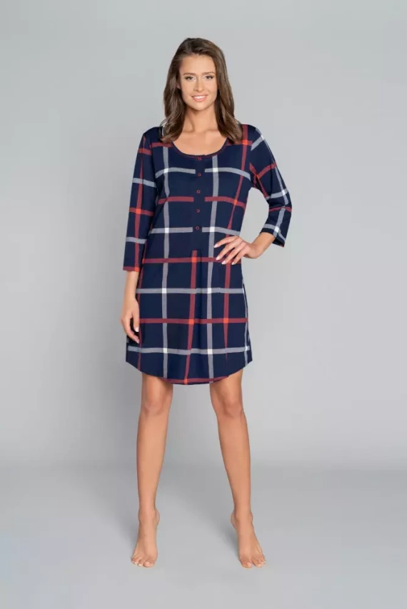 Izera дамска риза за кърмене и хранене с 3/4 ръкав Италианска мода - принт