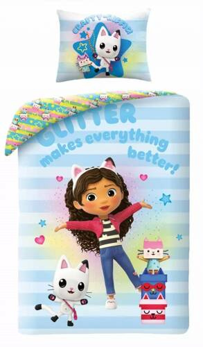 Къща за котки Gabi 0808BL Halantex памучна постелка, синя