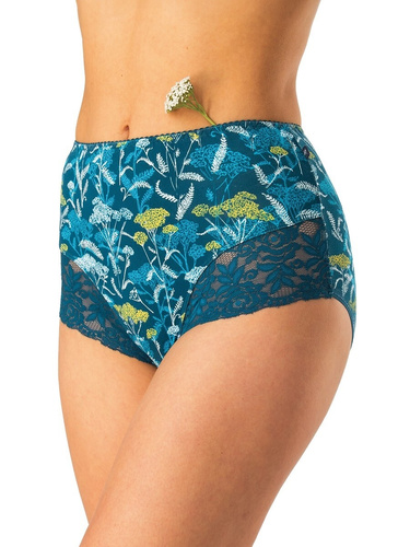 Дамски слипове Key LPF 577 сини – памучни, удобни, 2 броя в опаковка