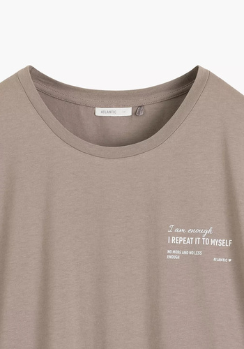 NLD-001 дамска нощница 100% памук, свободна кройка