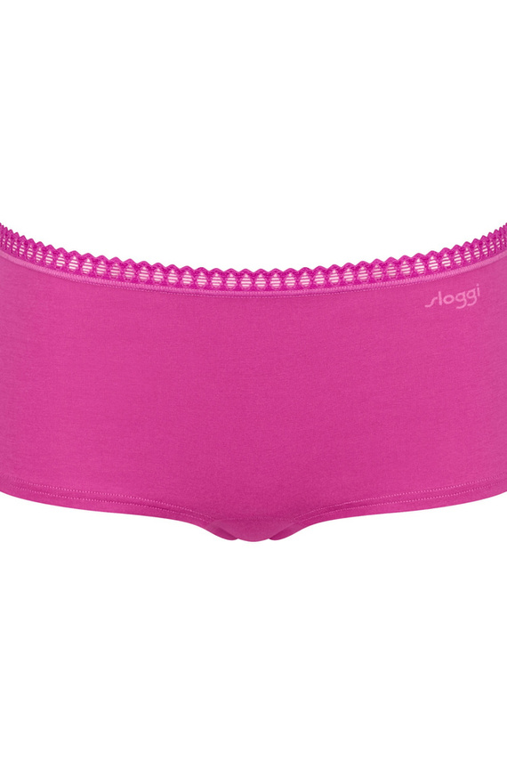Дамски къси панталони GO Crush Short C3P 3 пакета Sloggi - червено розово