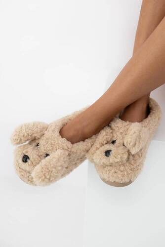 Дамски чехли Louisa Sensis - Бежови