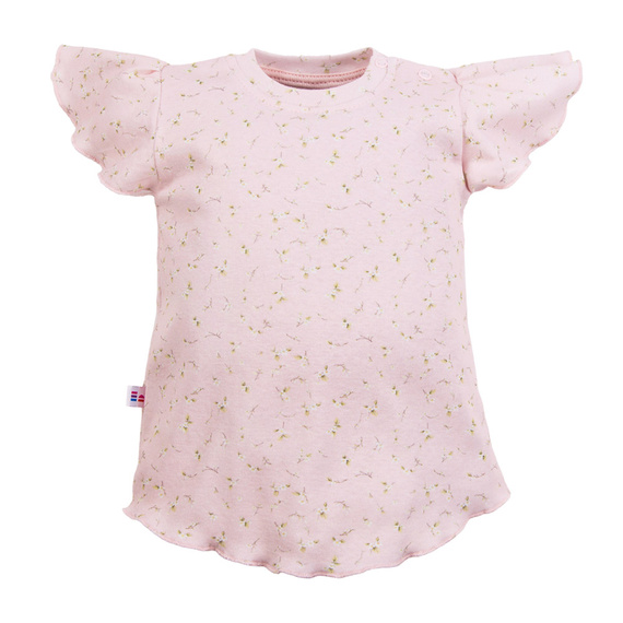 Блуза с къс ръкав Meadow Eevi - розова