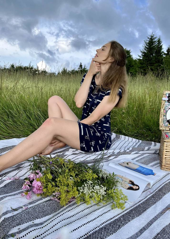 660 Cat Love Forex нощница - тъмносиня