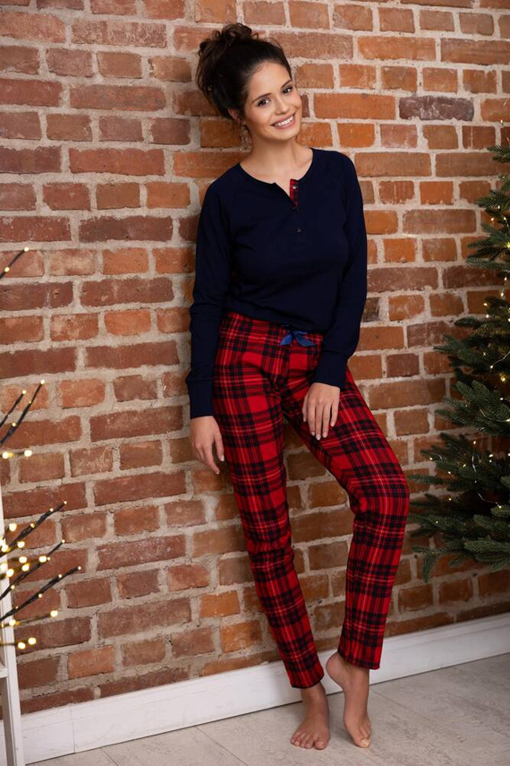 Дамска пижама Yvette Sensis - тъмносиня