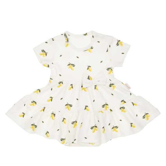 212159 Tola Рокля-боди с къс ръкав Nicol - кремава