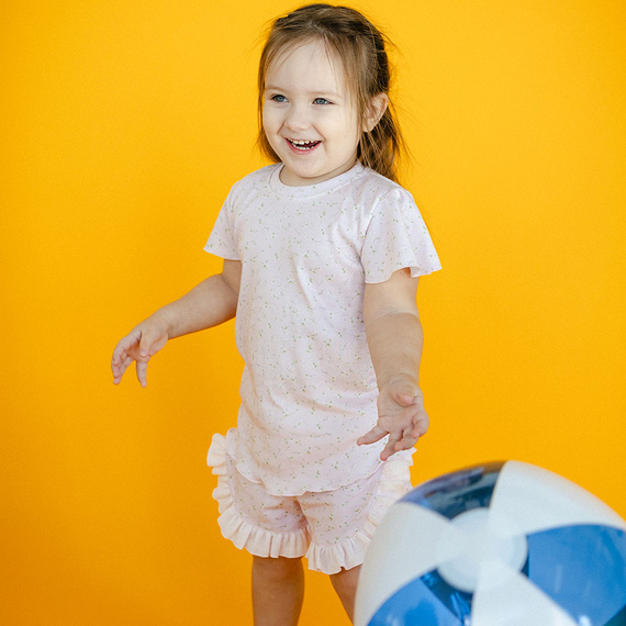 Памучни шорти Meadow Eevi - розови