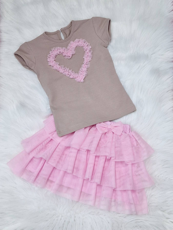 Розова пола от тюл Mia Bambarillo