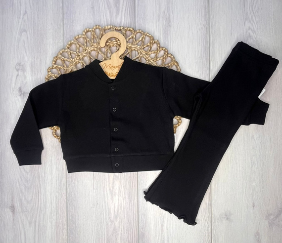 Бомбер BS006 Mamatti 97% памук, копчета – стилен комплект