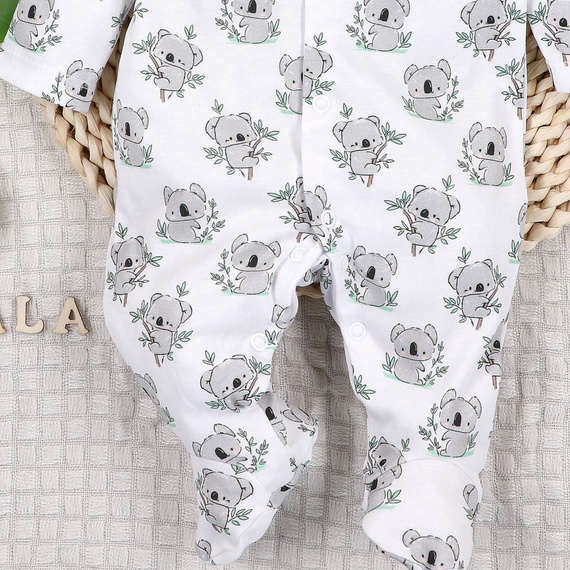 ABN-5206 Бебешки гащеризон Nini Sweet Koala 100% органичен памук