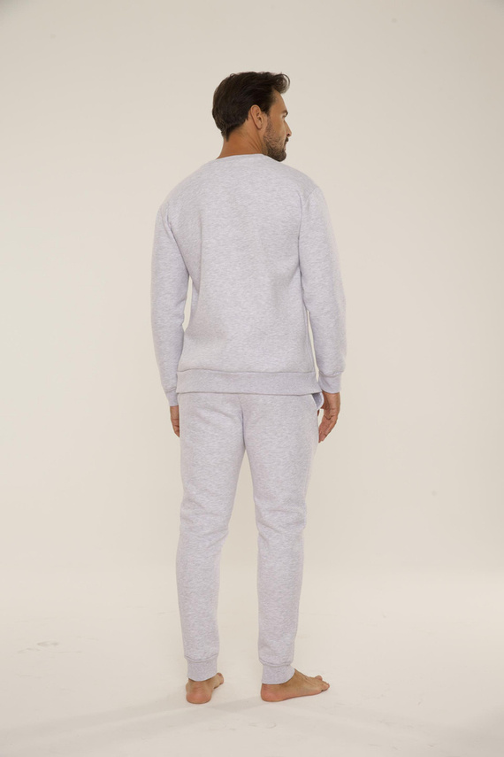 813 Indigo Мъжки спортен костюм от De Lafense - светъл меланж