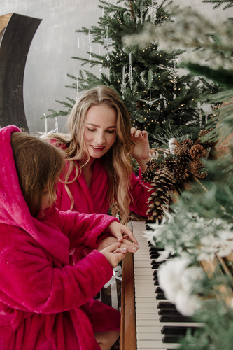 730 Детски халат Serena Forex - малина