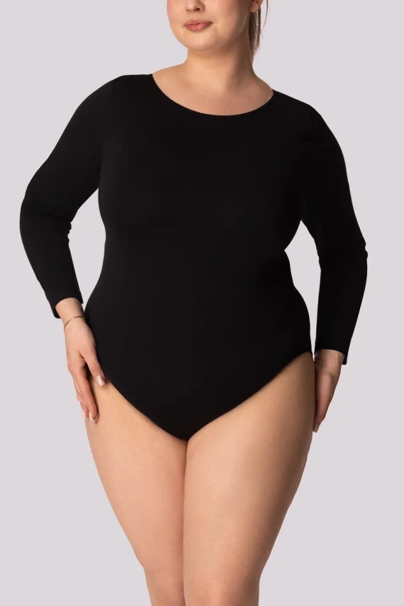 Base longsleeve Body damskie Mona czarny