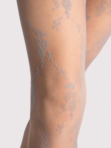 Чорапогащник Fiore Rosalia G6132 20 den флорален десен матов