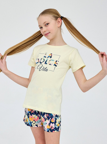 Пижама за момиче Cornette Young Girl 788/114 Dolce Vita, 100% памук