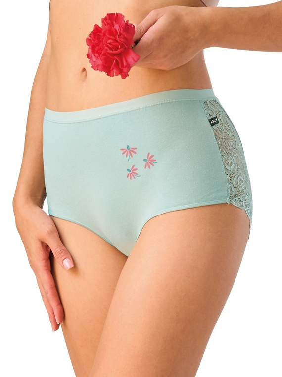 Дамски бикини LPF 570 maxi от памук с дантела – комплект 2 бр.