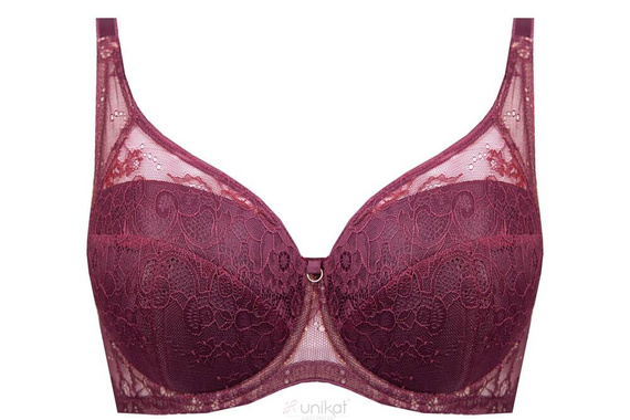 Подплатен сутиен Caro с пълна чашка Уникално бордо