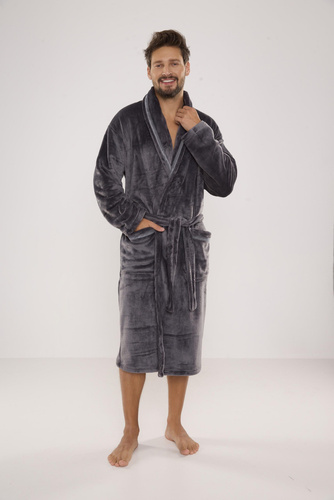 716 Мъжки халат Rafael De lafense - графит