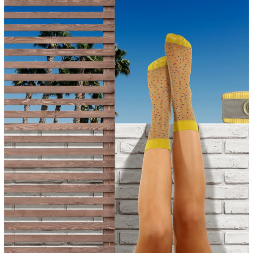 Дамски найлонови чорапи Sesto Senso, бежови