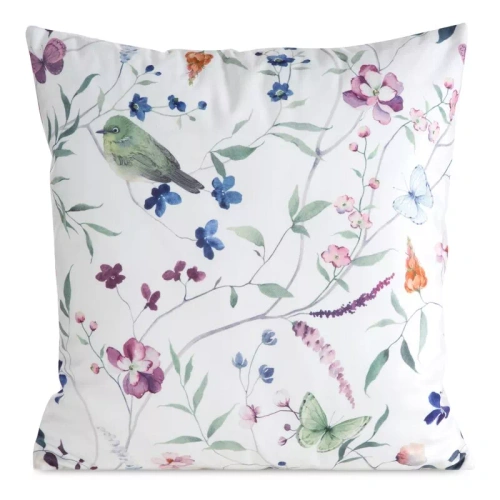 Декоративна калъфка 45x45 Mink 36 Eurofirany велур цветя