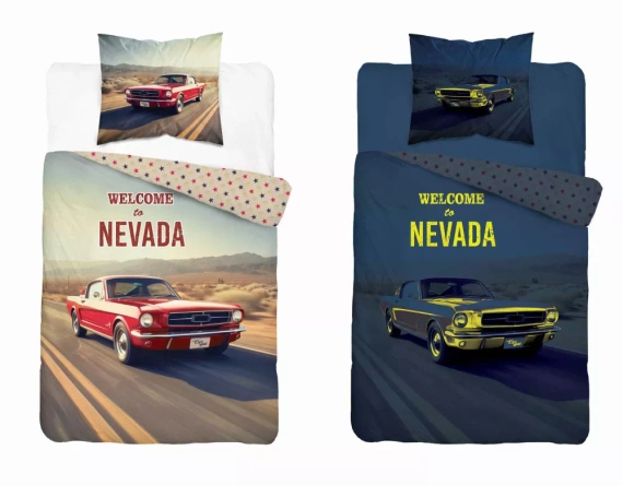 5210 A Fluo 40 Светещо в тъмното памучно спално бельо Detexpol car