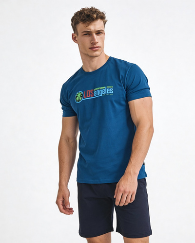 Cornette F&Y 500/54 Los Angeles– тийнейджърска пижама за момчета 100% памук с къс ръкав