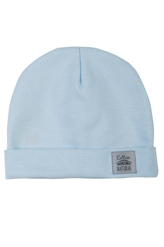 4251B "Unitone Blue" Бебешка шапка Makoma, синя