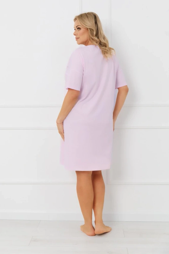 Дамска нощница ERULA Italian Fashion памучна jersey с къс ръкав