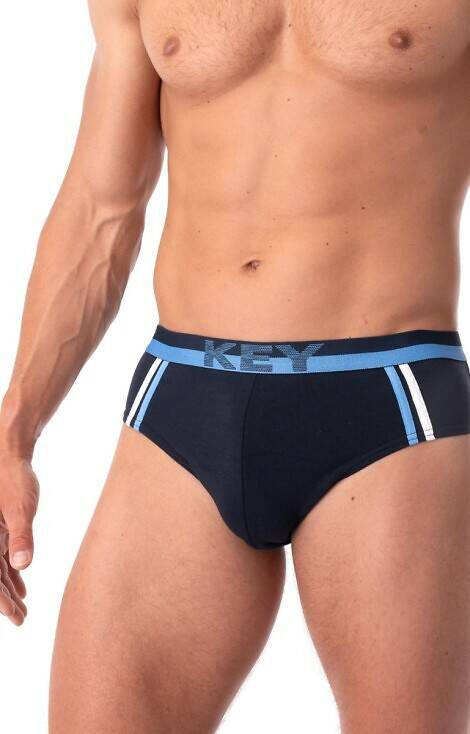 MPP 151 B25 Slipy męskie 2-pak Key - czarny-szary