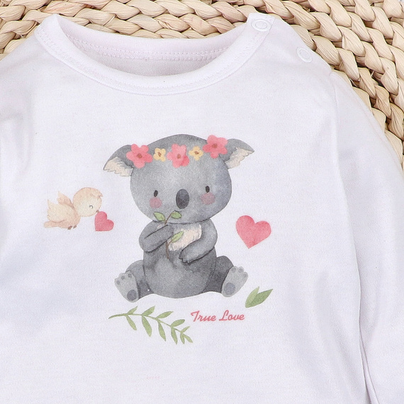 Nini Бебешка Блуза Sweet Koala 100% Органичен Памук – Полско Производство