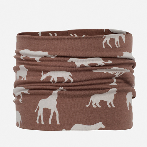 Детски шал Сафари Пинокио ​​- кафяв Африка