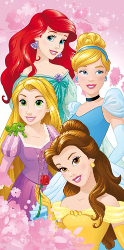 Принцеси Принцеси Памучна плажна кърпа Disney Kids25 | За момиче | До плажа, до басейна Jerry Jabrics