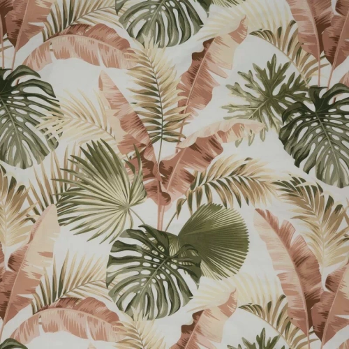 Пролет 29 Цветя спално бельо сатен евро пердета бяло/зелено