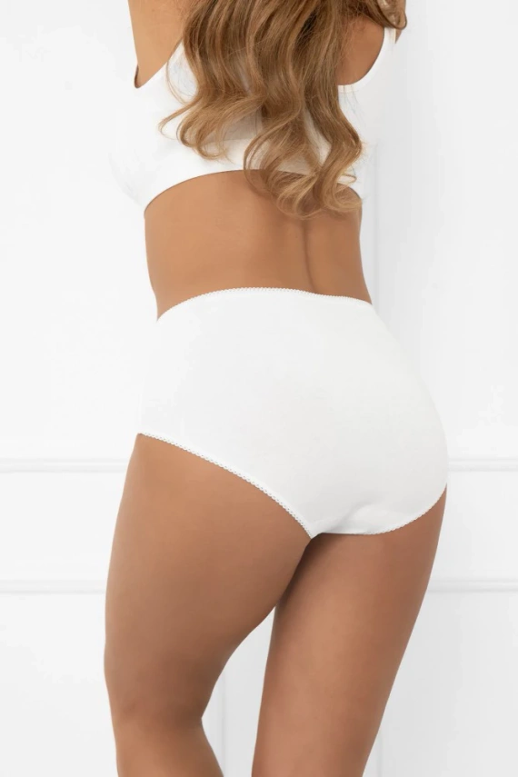 Дамски бикини Libra maxi с дантелен акцент | Италианска мода бяло 