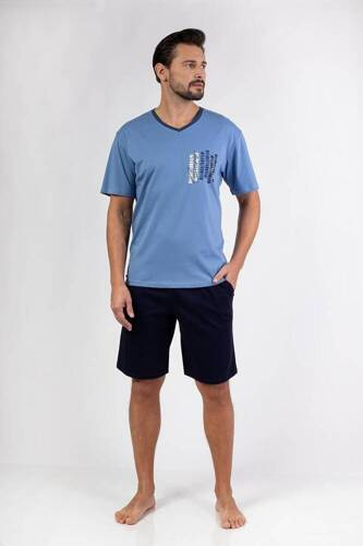 477 Мъжка пижама Regina - синя