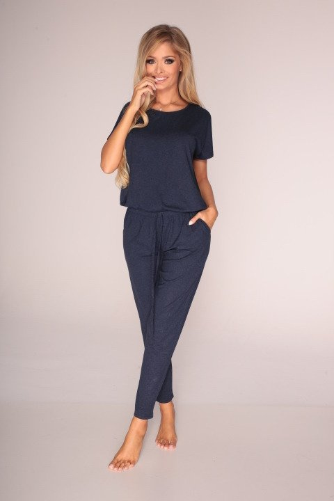 308 Paula Дамски пижамен костюм - сив