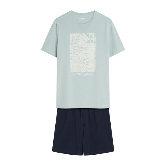 Мъжка пижама 44503 Brook Henderson 100% памук, къс ръкав