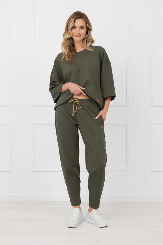 Блуза Kaori Italian Fashion 3/4 ръкав памук